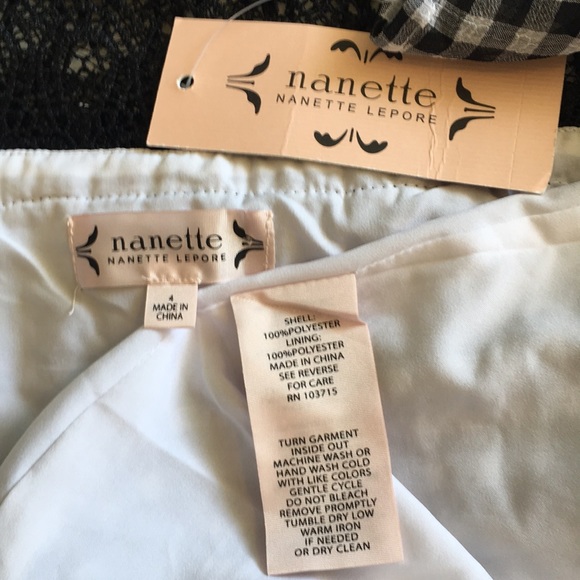 NWT Nanette Lepore Black/White Gingham Maxi Dress - Picture 13 of 14